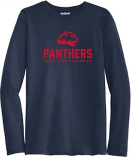 Adult/Youth- Long Sleeve T-Shirt, Navy